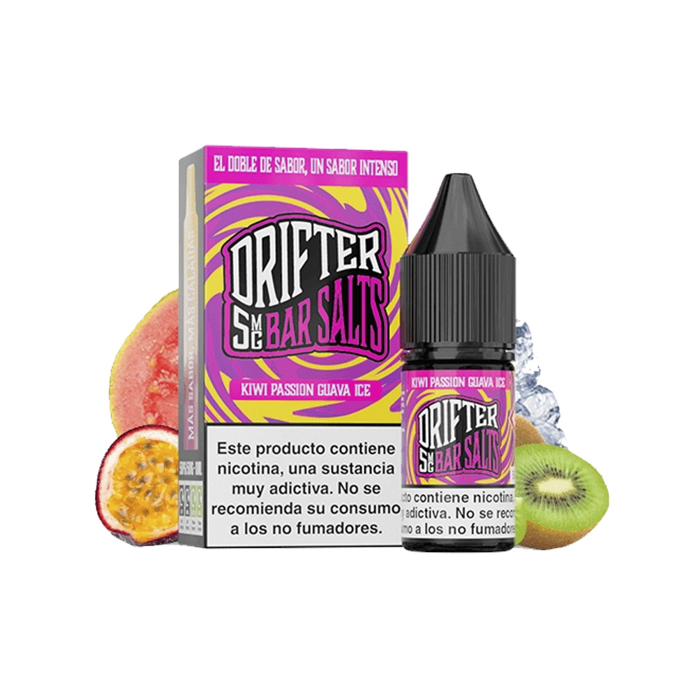 Juice Sauz Drifter Bar Salts Kiwi Passion Guava 10ml | Kiwi Fruta de la Pasión Guayaba