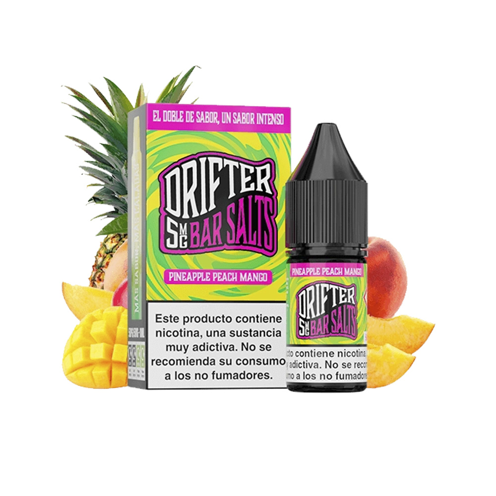 Juice Sauz Drifter Bar Salts Pineapple Peach Mango 10ml | Piña Melocotón Mango