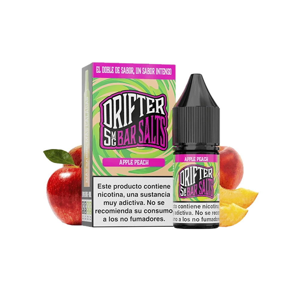 Juice Sauz Drifter Bar Salts Apple Peach 10ml | Manzana Melocotón