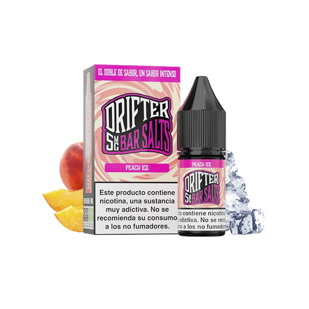 Juice Sauz Drifter Bar Salts Peach Ice 10ml | Melocotón Helado