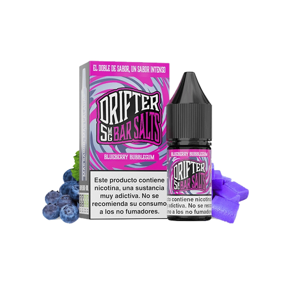 Juice Sauz Drifter Bar Salts Blueberry Bubblegum Ice 10ml | Chicle de Arándano Helado