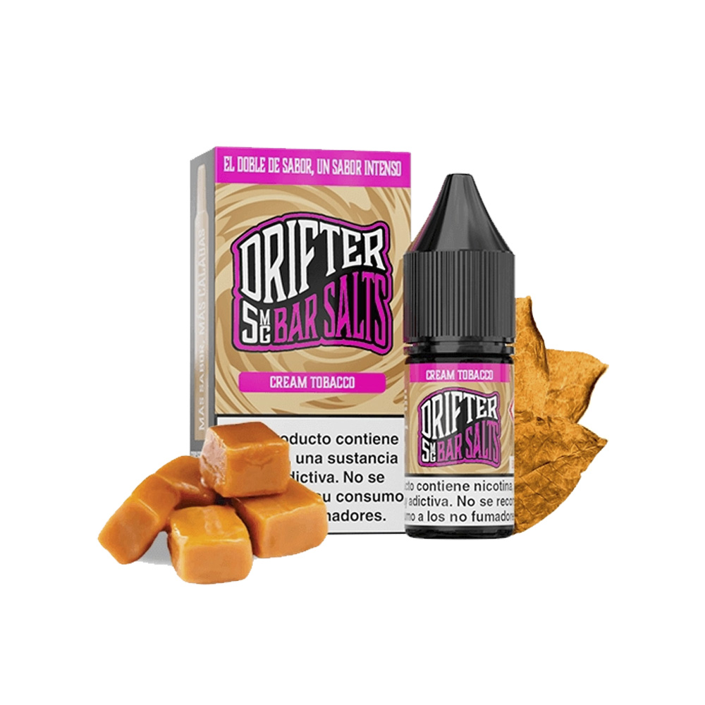 Juice Sauz Drifter Bar Salts Cream Tobacco 10ml