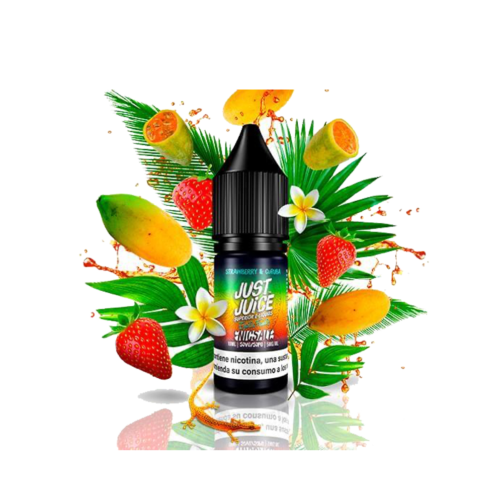 Just Juice Nic Salts Exotic Fruits Strawberry & Curuba 10ml | Fresa Curuba