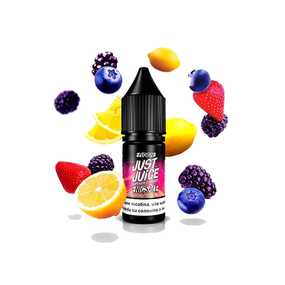 Just Juice Nic Salts Fusion Berry Burst & Lemonade 10ml | Limonada de Frutas Silvestres