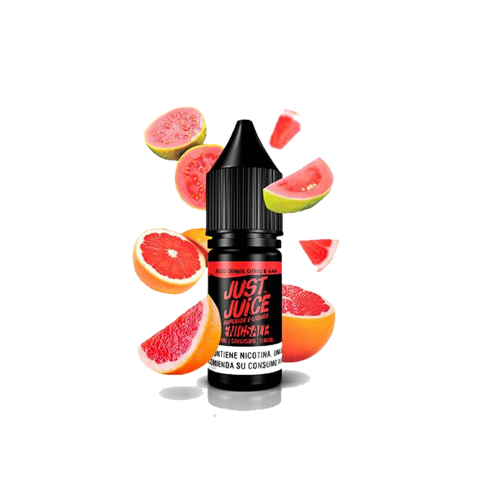 Just Juice Nic Salts Blood Orange Citrus & Guava 10ml | Naranja Lima Limón Guayaba