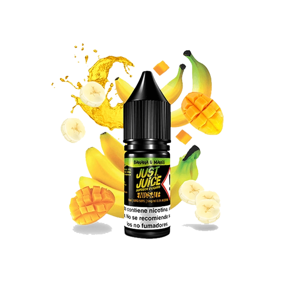 Just Juice Nic Salts Iconic Fruit Banana & Mango 10ml | Plátano Mango