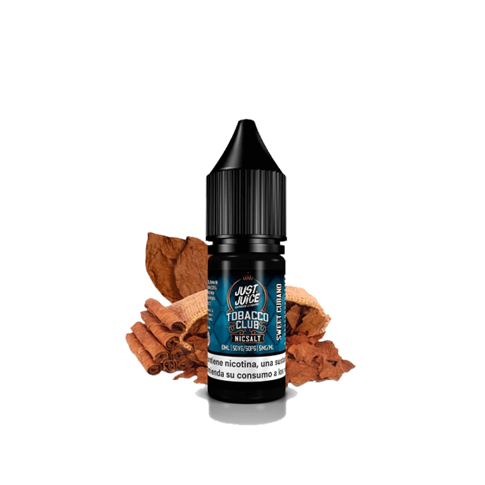 Just Juice Nic Salts Tobacco Club Sweet Cubano 10ml | Tabaco dulce